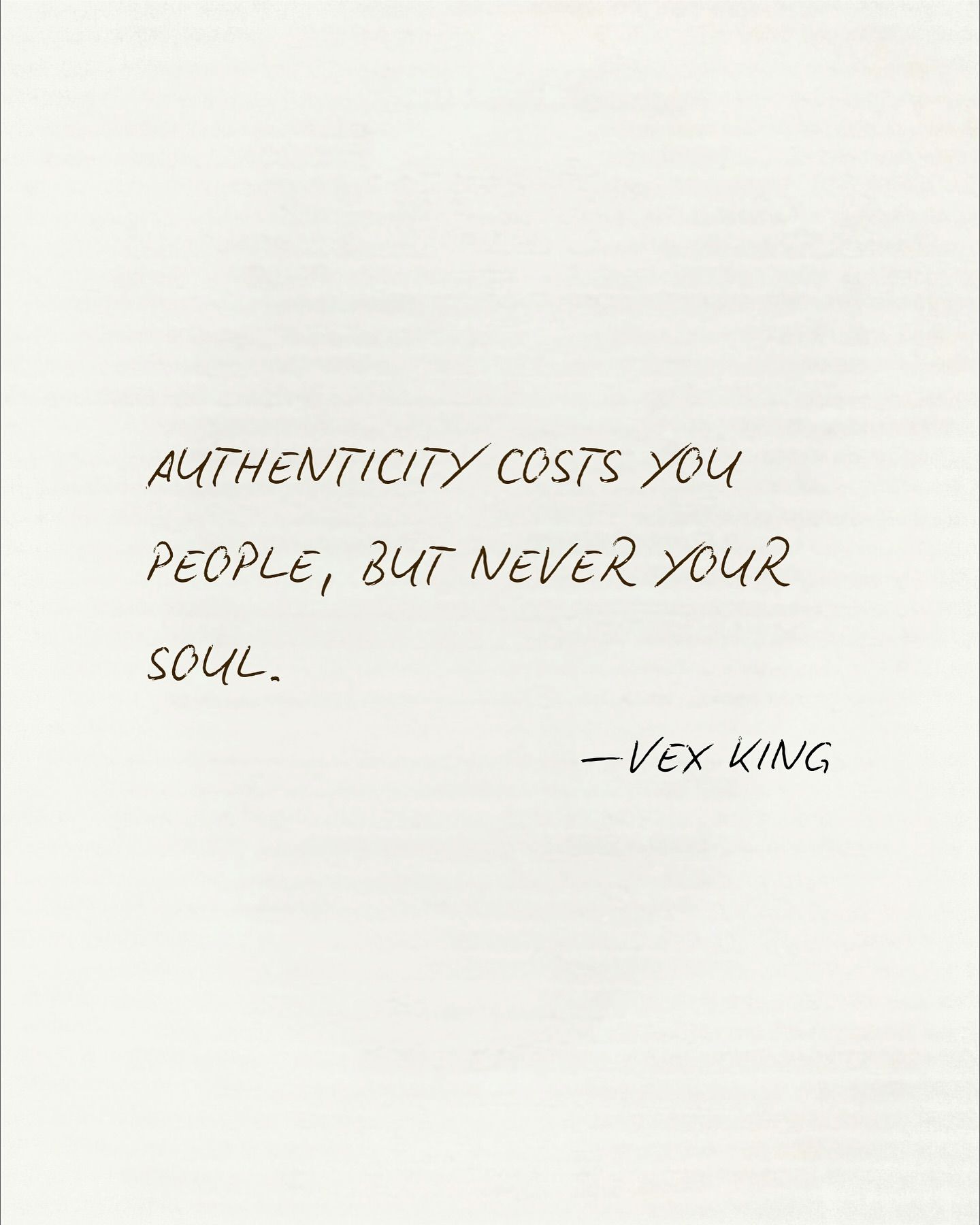 Vex King Quote on Authenticity