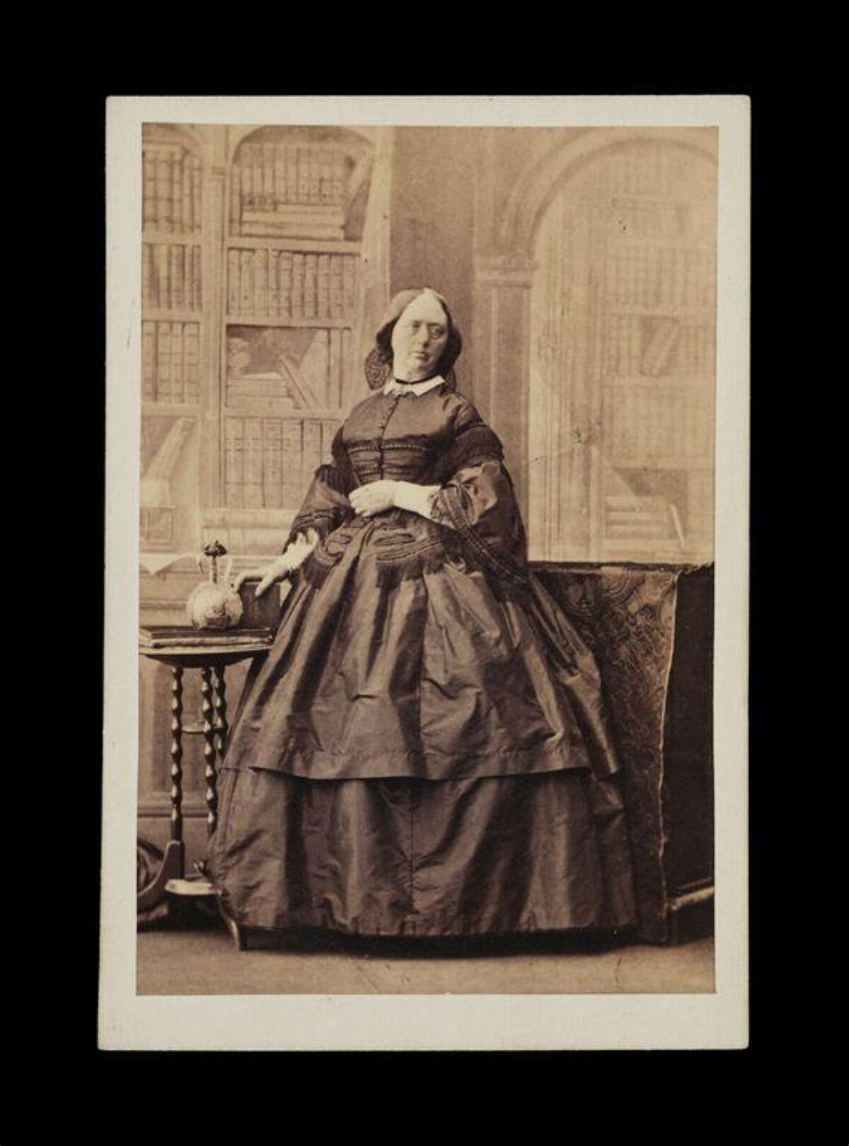 Victorian Woman Studio Portrait