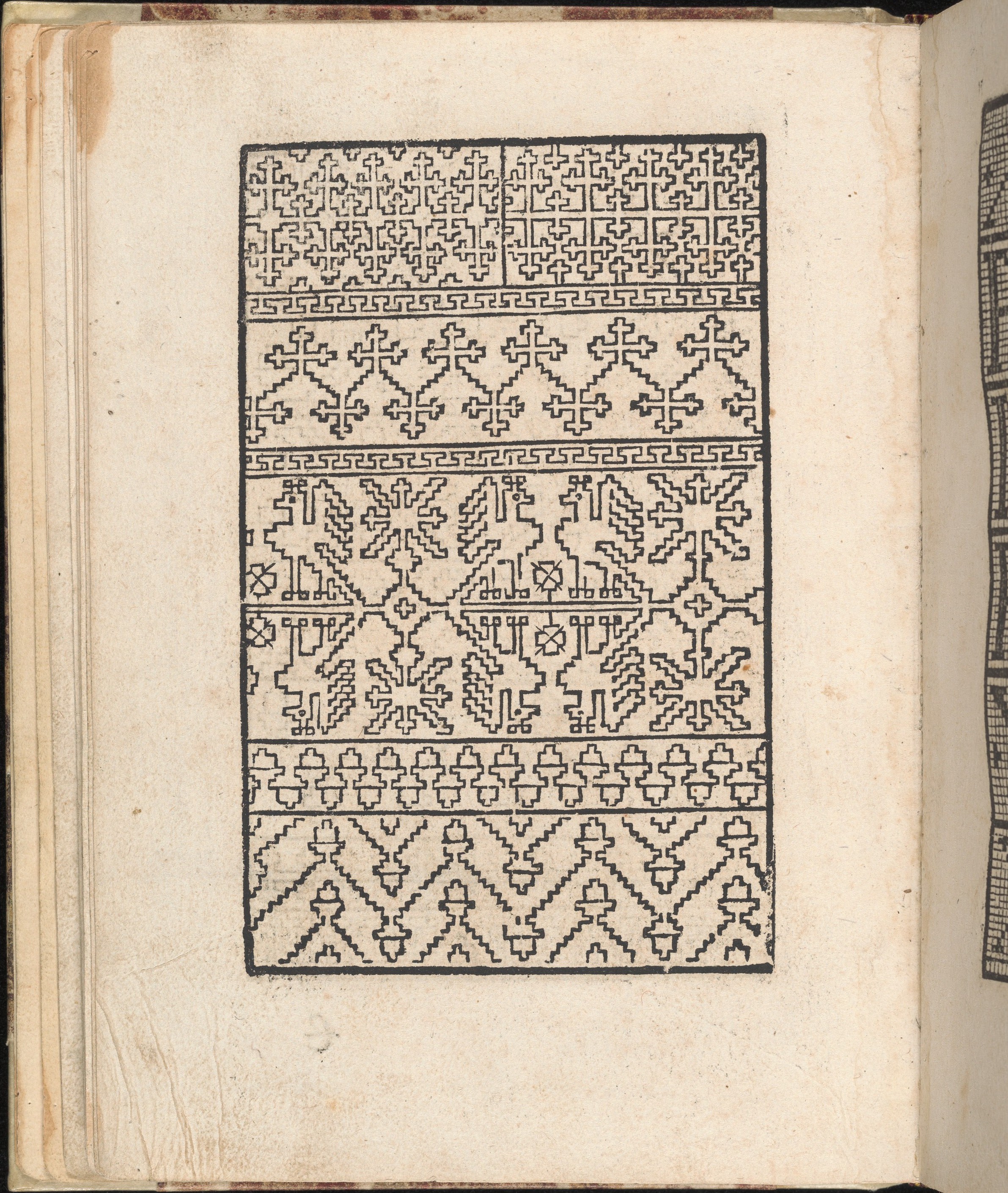 Vintage Geometric Needlework Pattern
