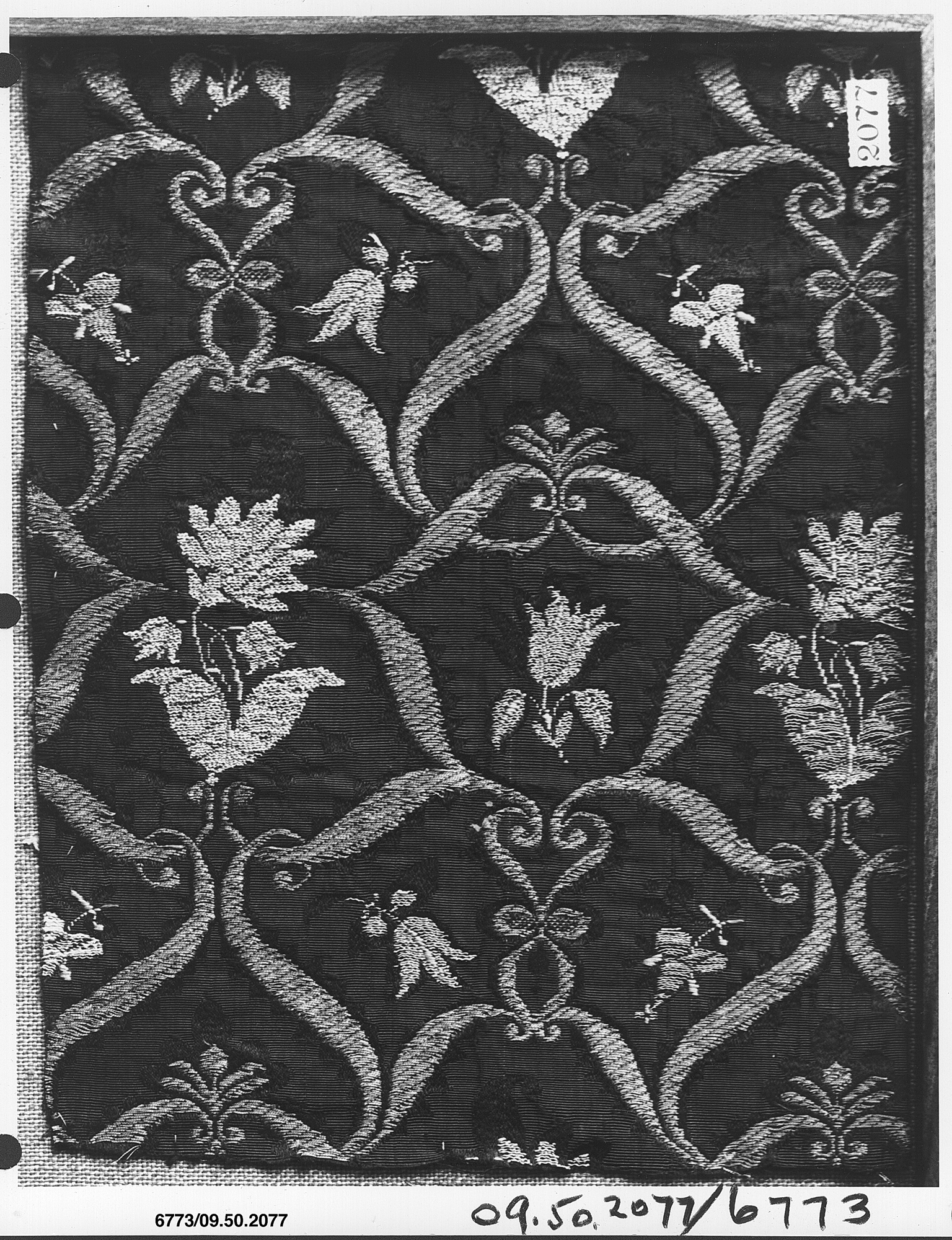 Antique Embroidered Textile Fragment