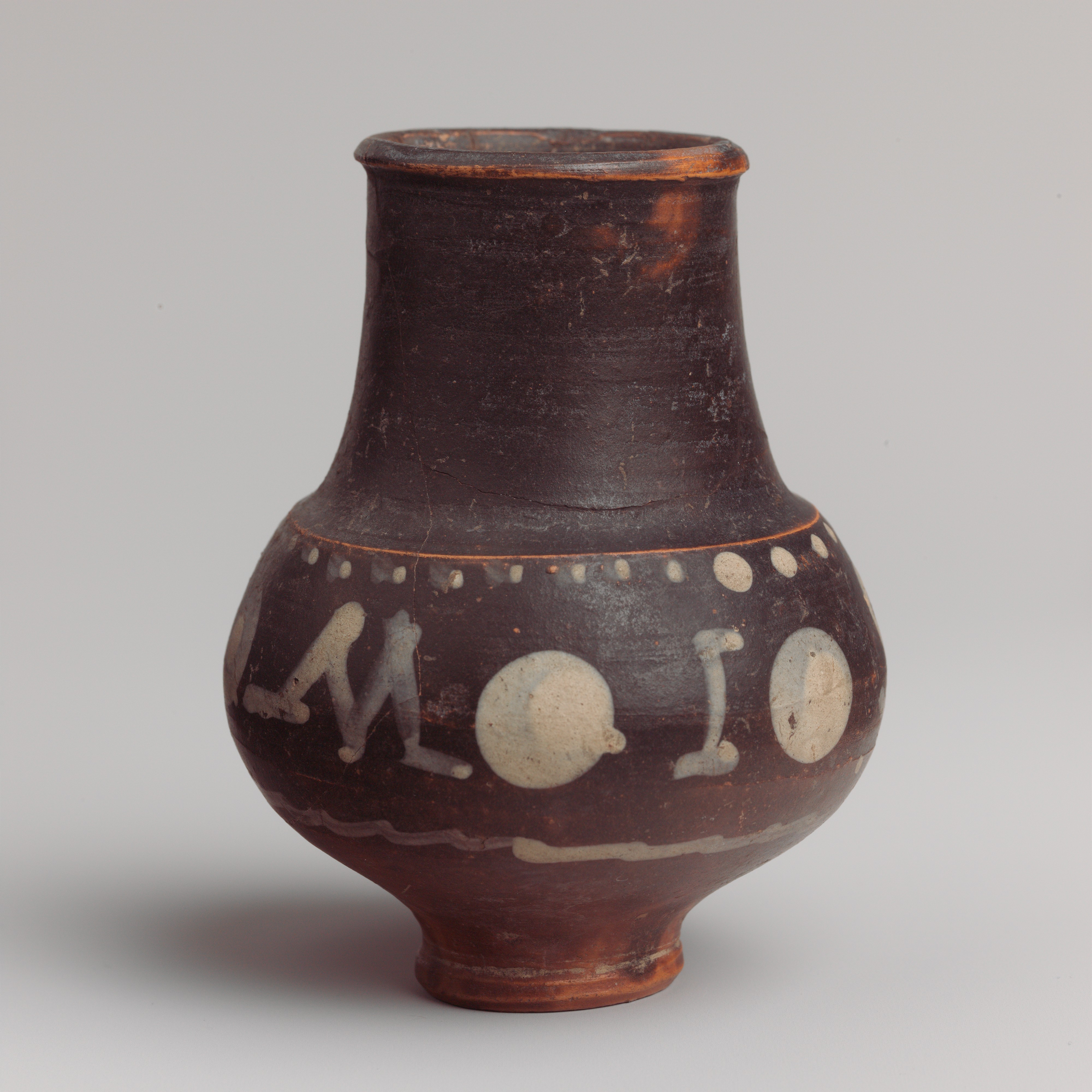 Ancient Decorated Pottery Jar