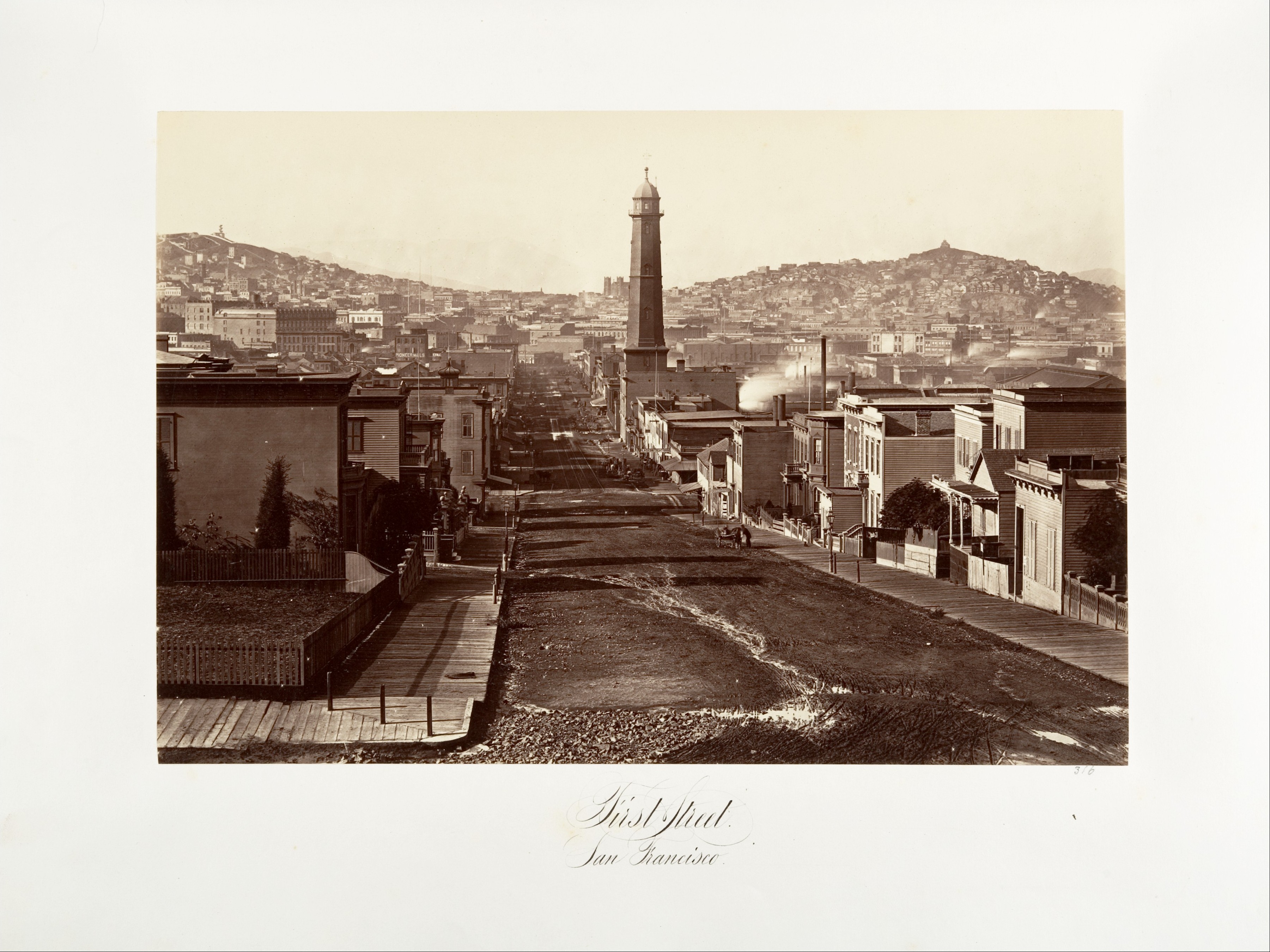First Street San Francisco Historic View