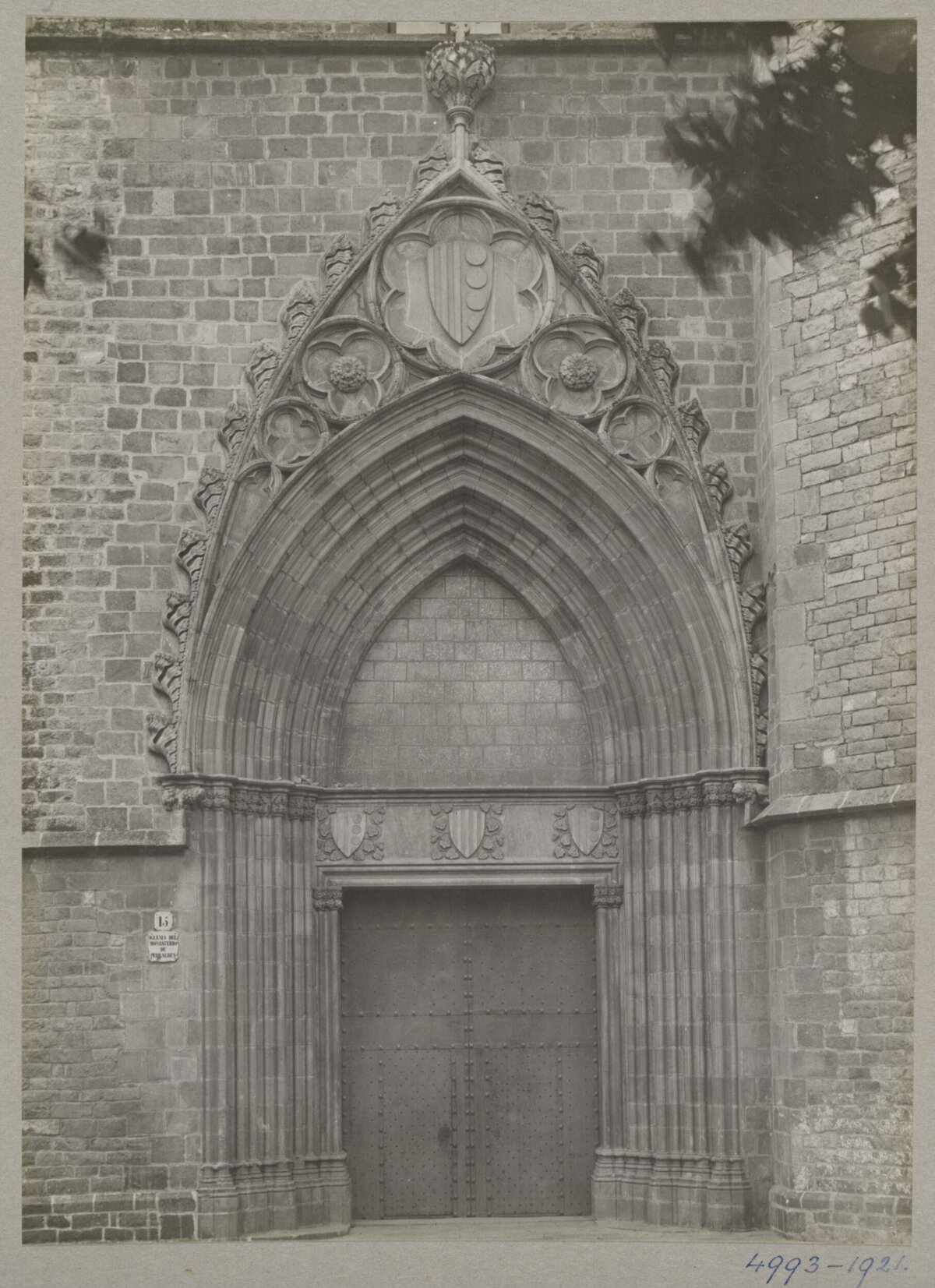 Gothic Stone Arched Doorway