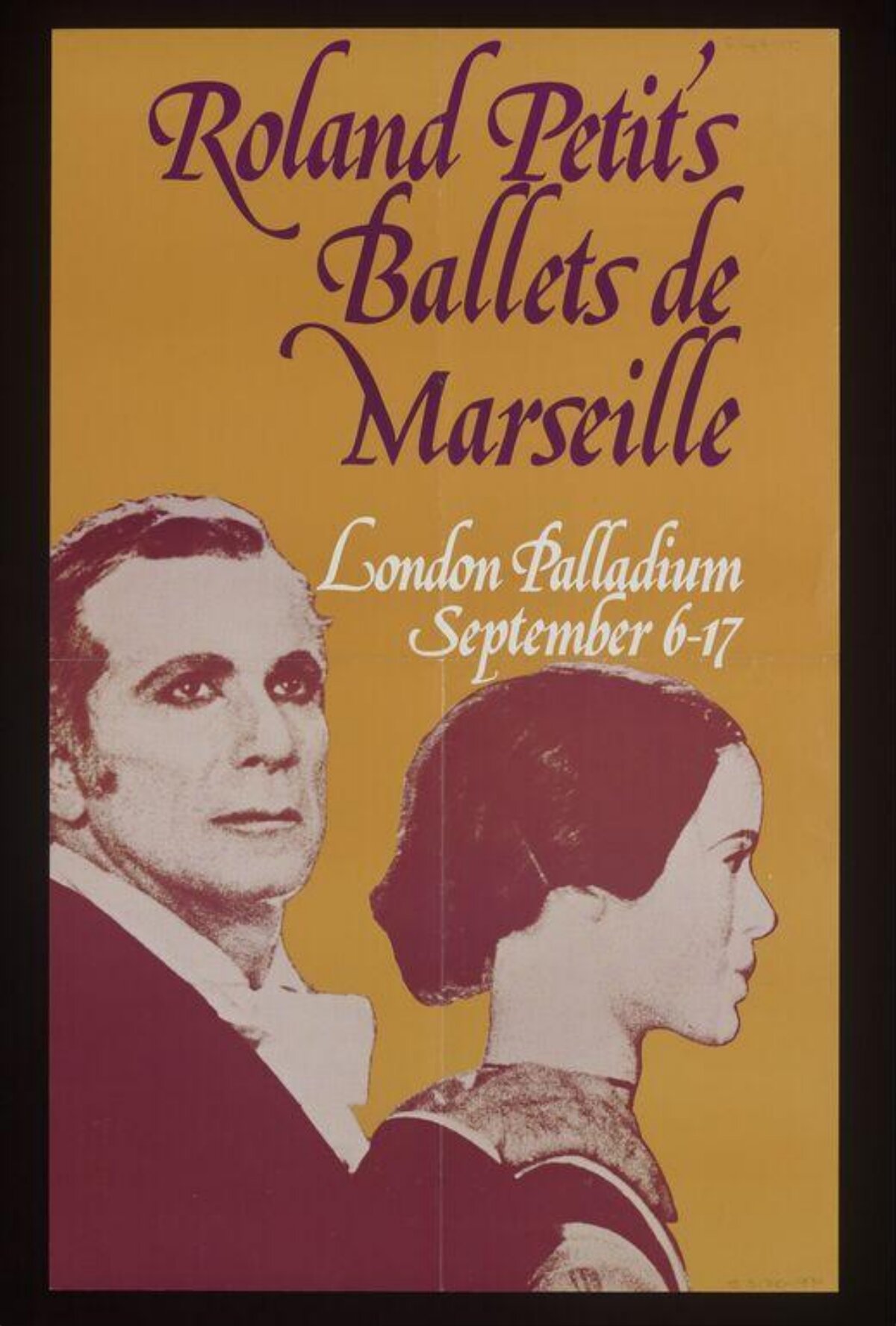 Ballets de Marseille London Performance Poster