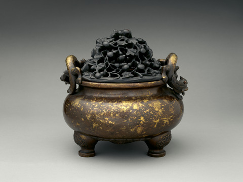 Ancient Gilded Bronze Incense Burner