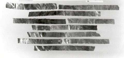 Arranged Metal Foil Strips