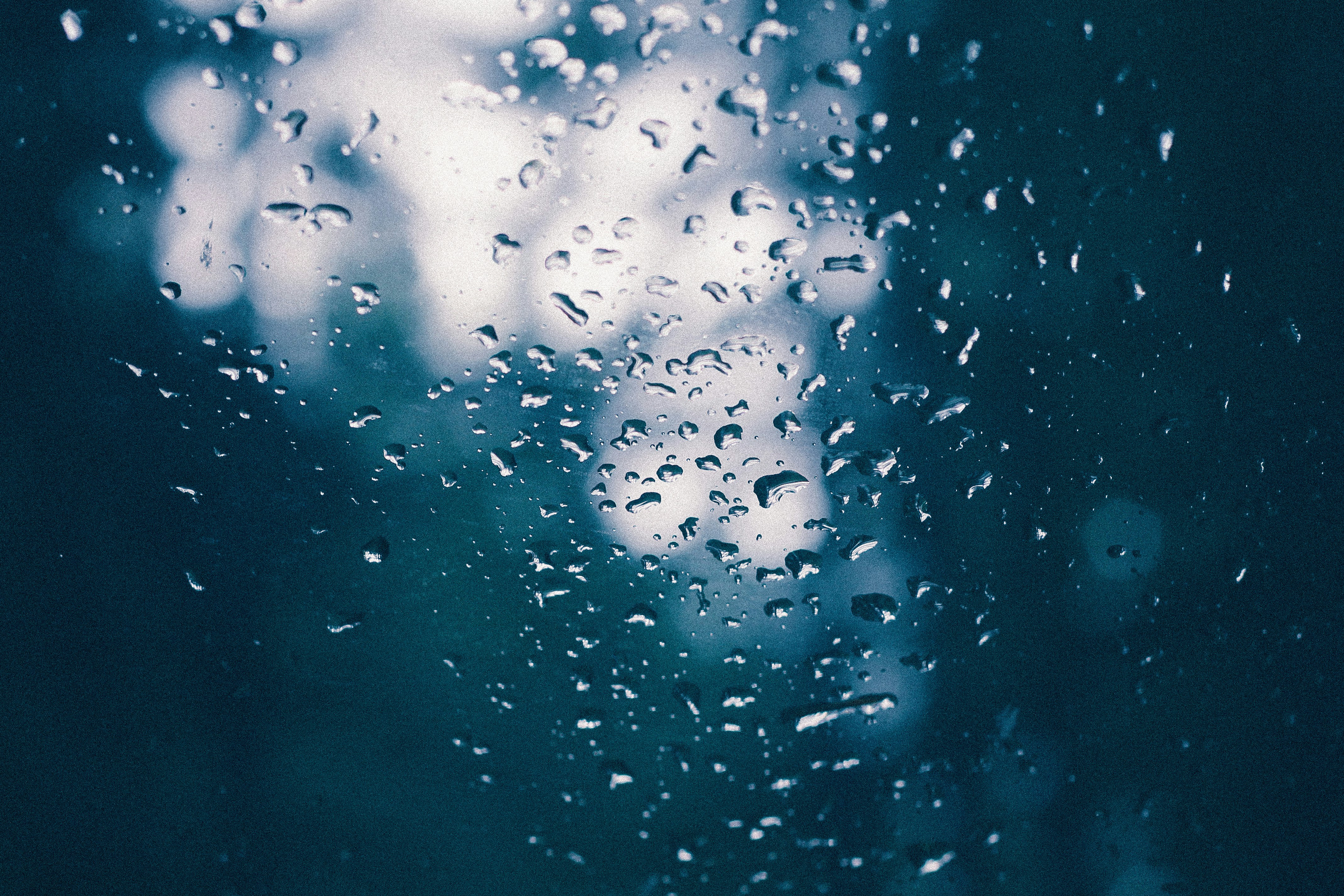 Raindrops on Window Glass