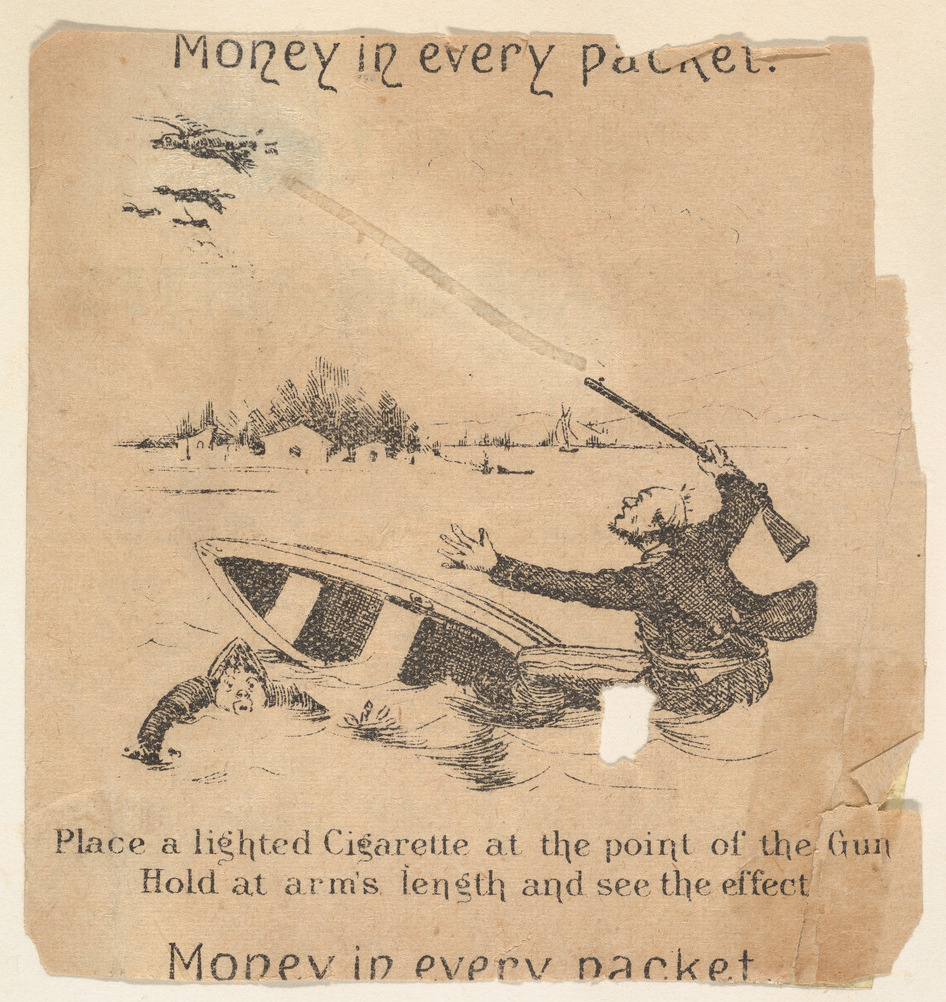Vintage Hunting Cigarette Advertisement