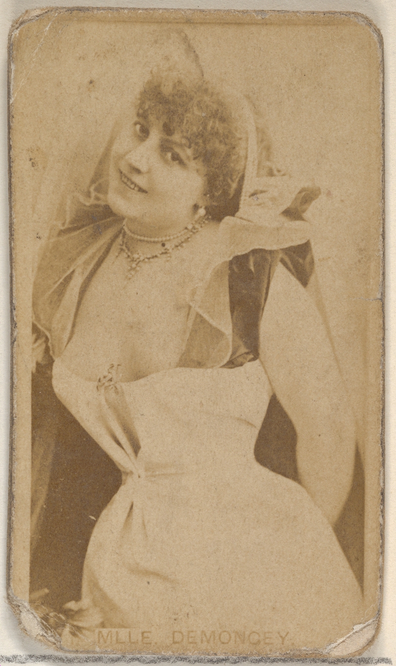 Vintage Portrait of Mlle Demoncey