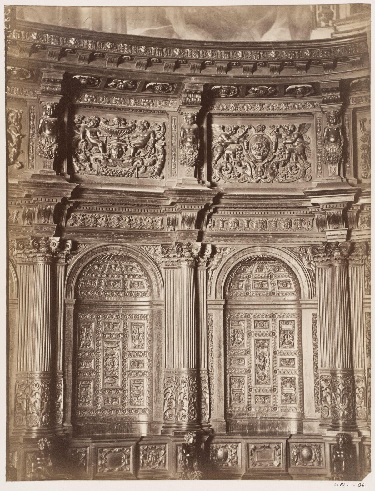 Ornately Carved Wood Interior