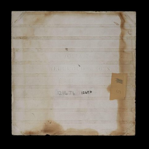 Back of Old Stained Document