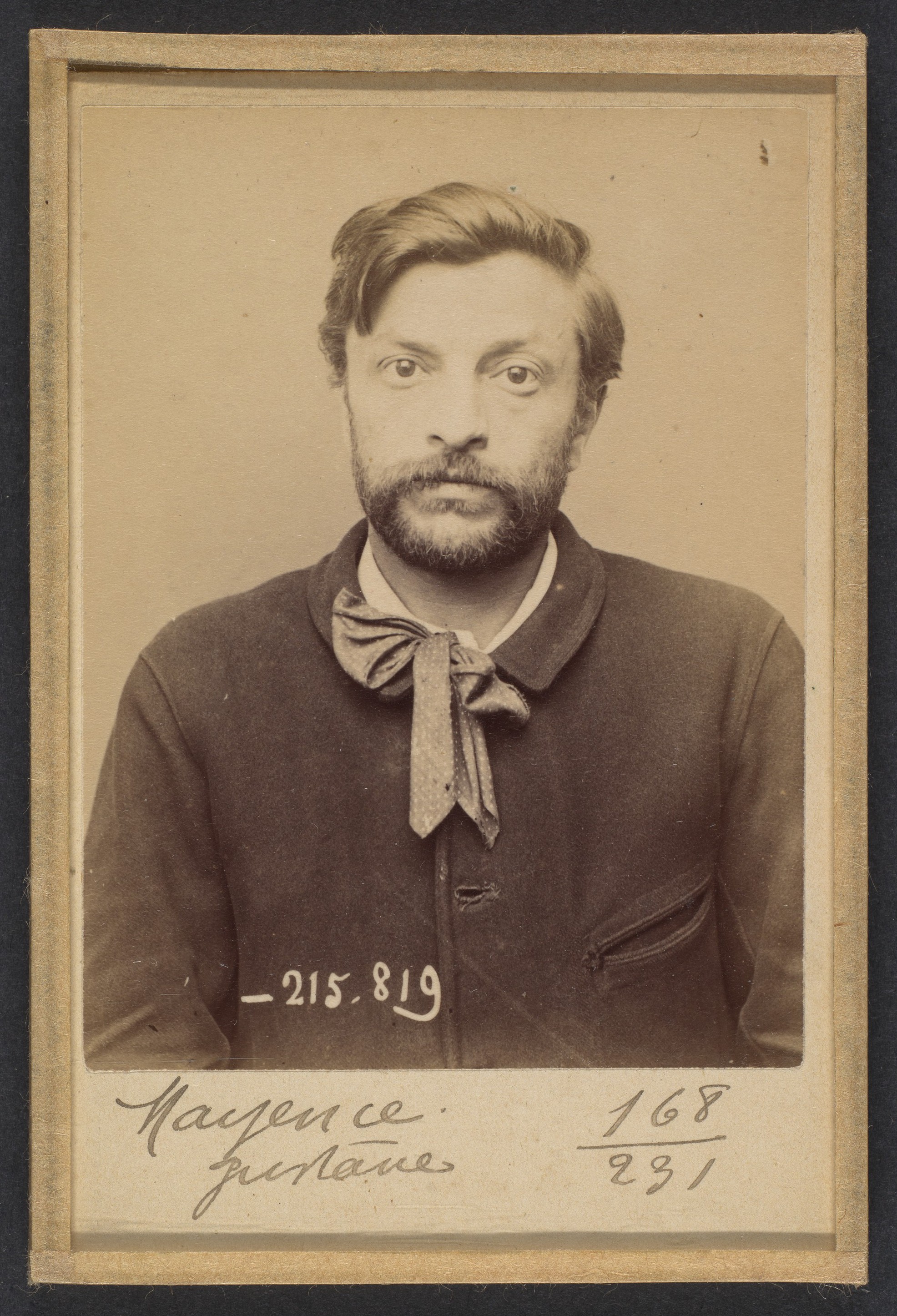 Vintage Portrait of a Bearded Man