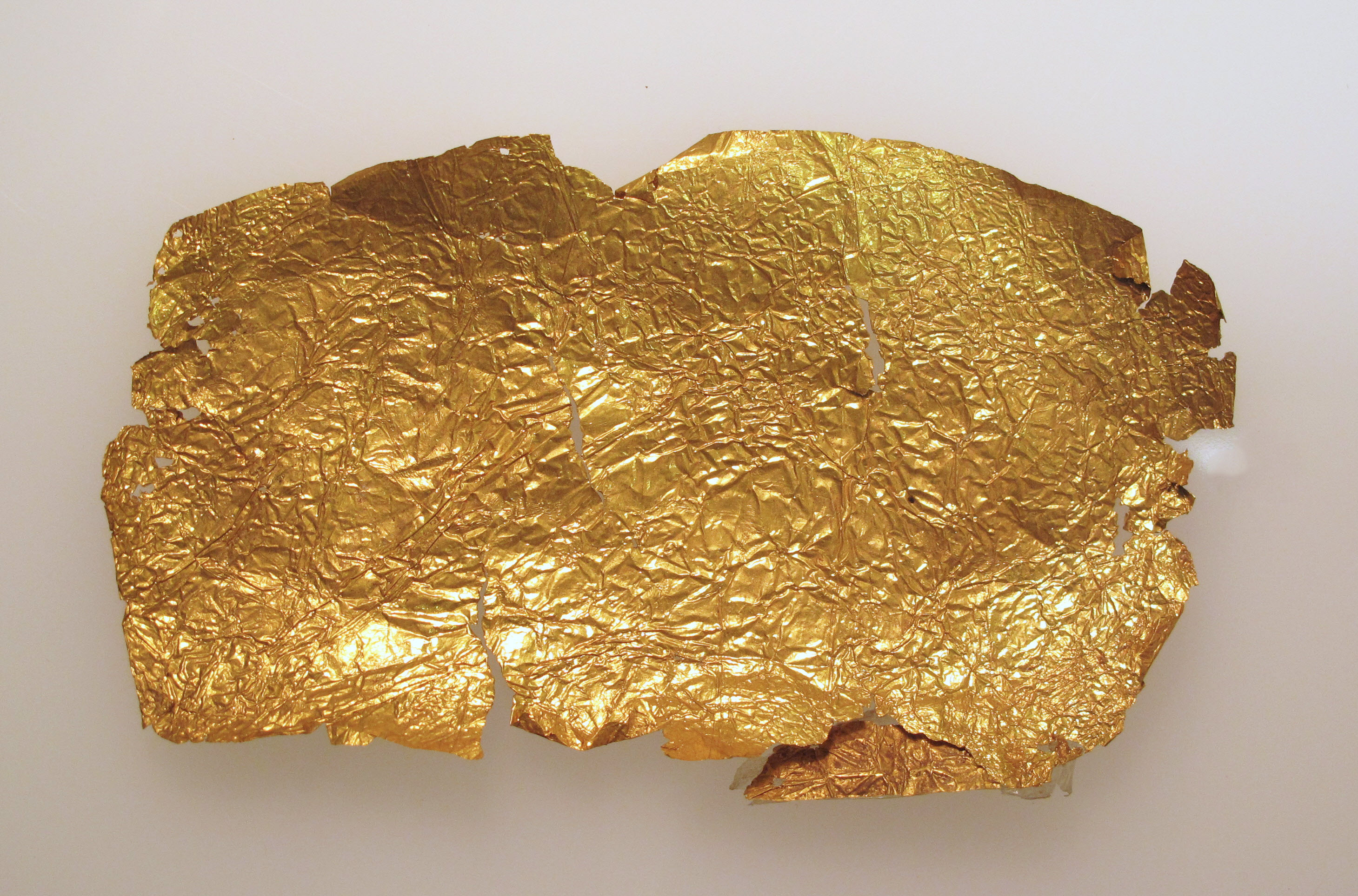 Crumpled Gold Foil Sheet