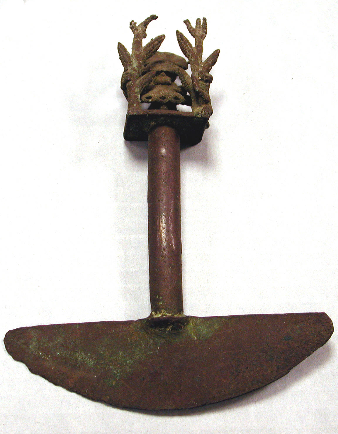 Ancient Carved Bronze Axe