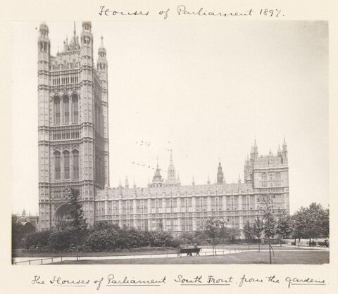 1897 Houses of Parliament South Front