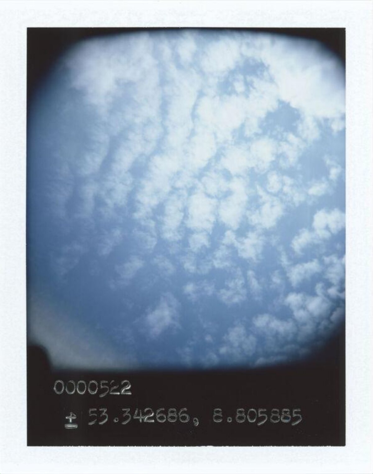 Blue Sky with Scattered Clouds