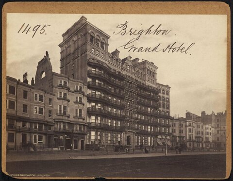 Brighton Grand Hotel Antique Photo