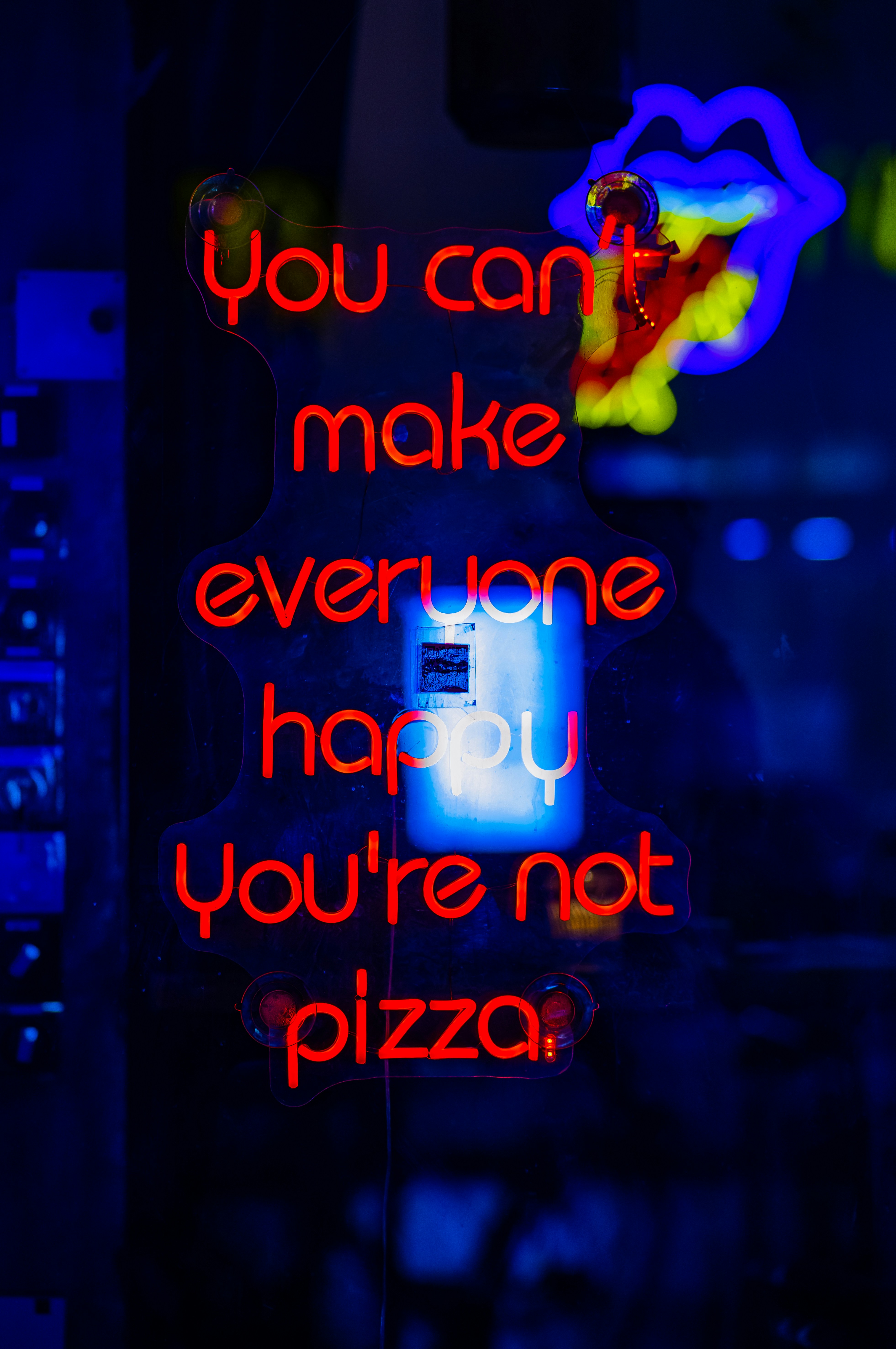 Funny Pizza Quote Neon Sign