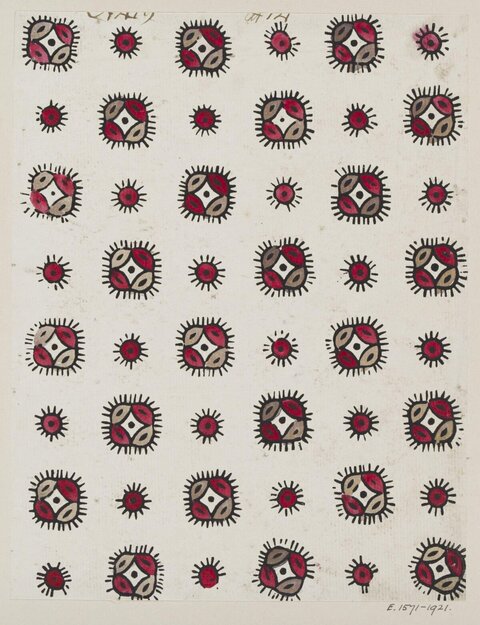 Hand-drawn Geometric Textile Pattern