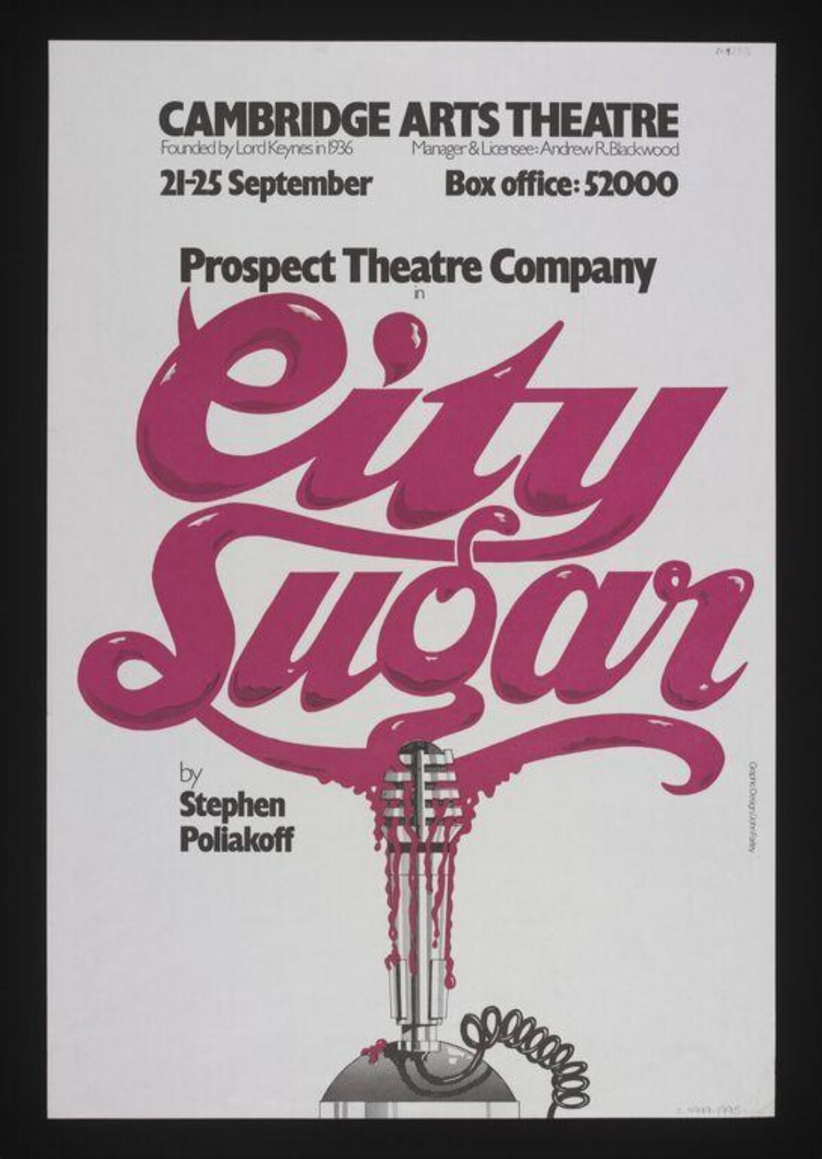 City Sugar Theatre Play Poster