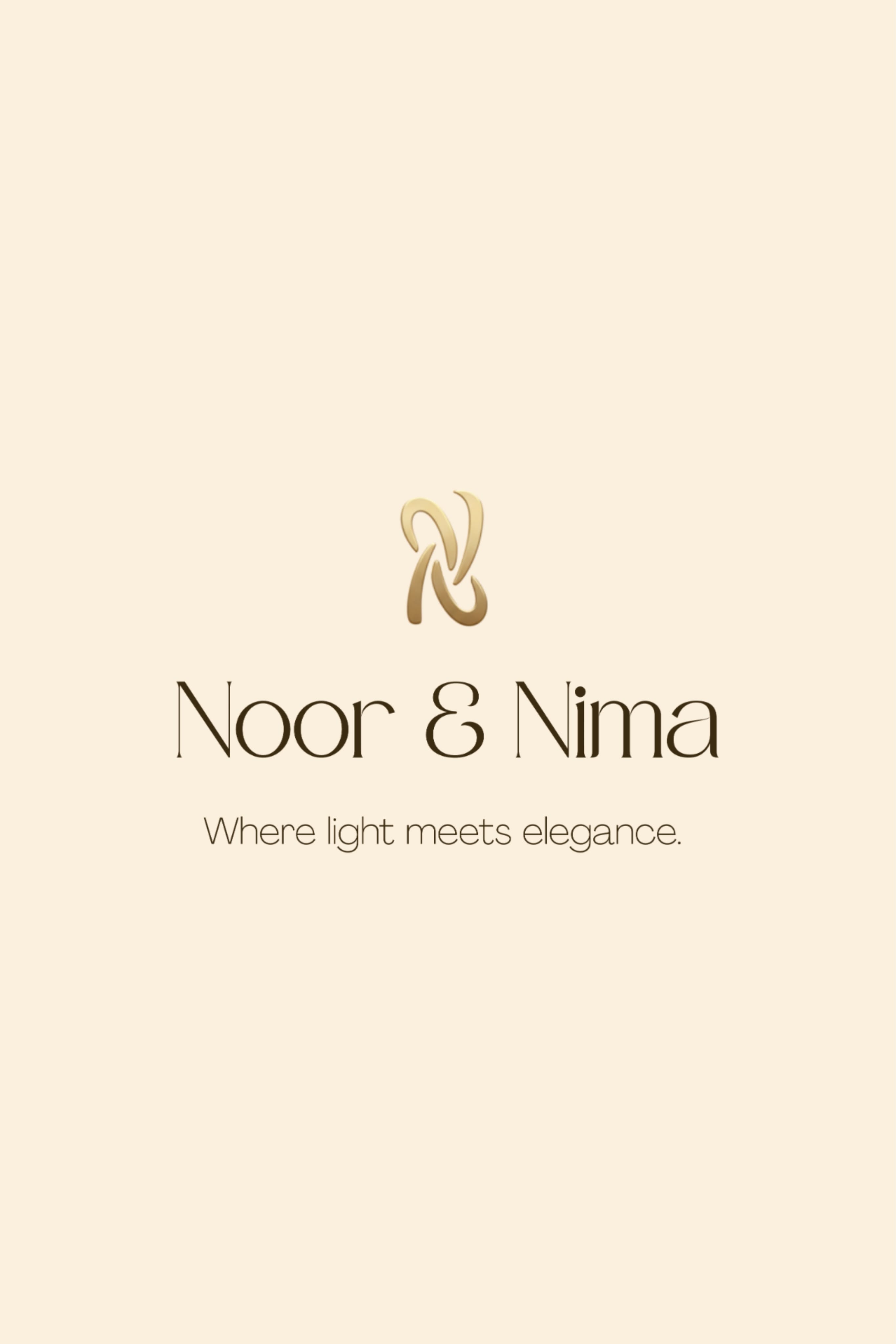 Noor & Nima Elegant Brand Logo