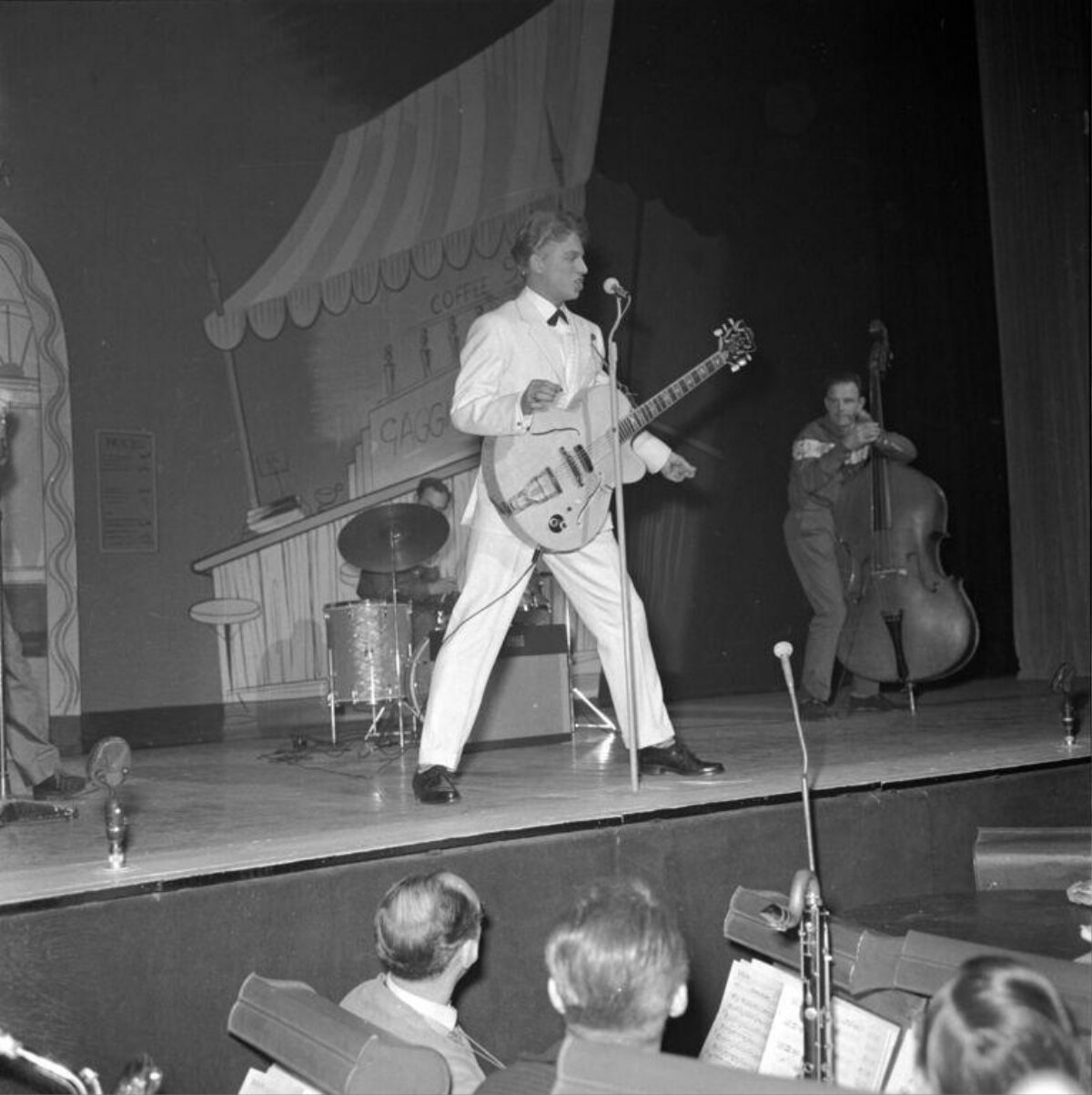 Live Band Performance on Stage