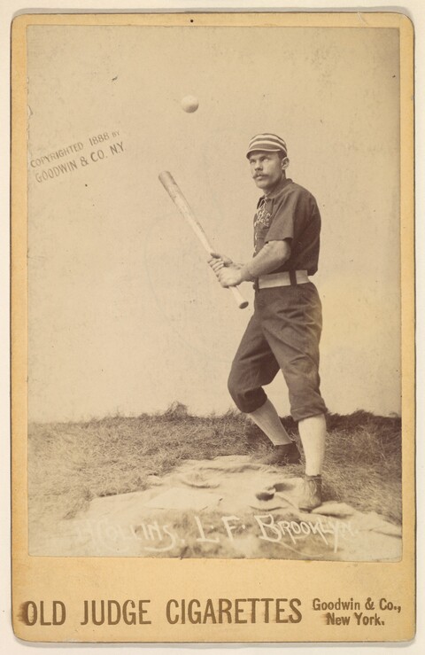 1888 Brooklyn Baseball Player Cigarette Card