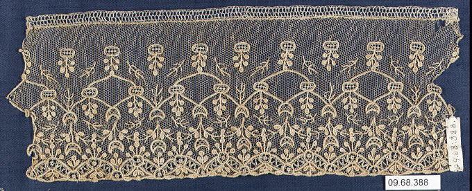 Antique Embroidered Lace Border