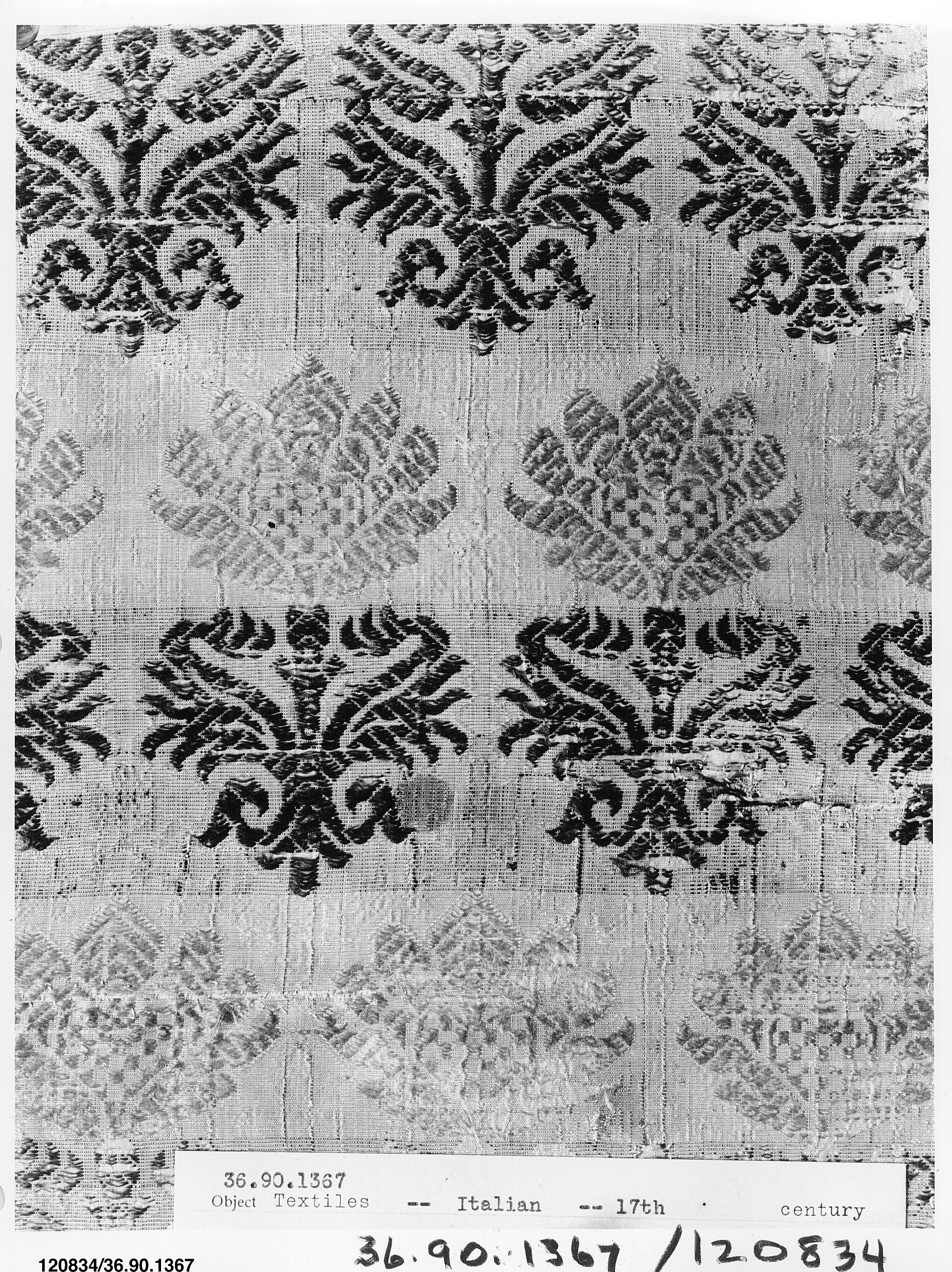 17th Century Italian Textile Fragment