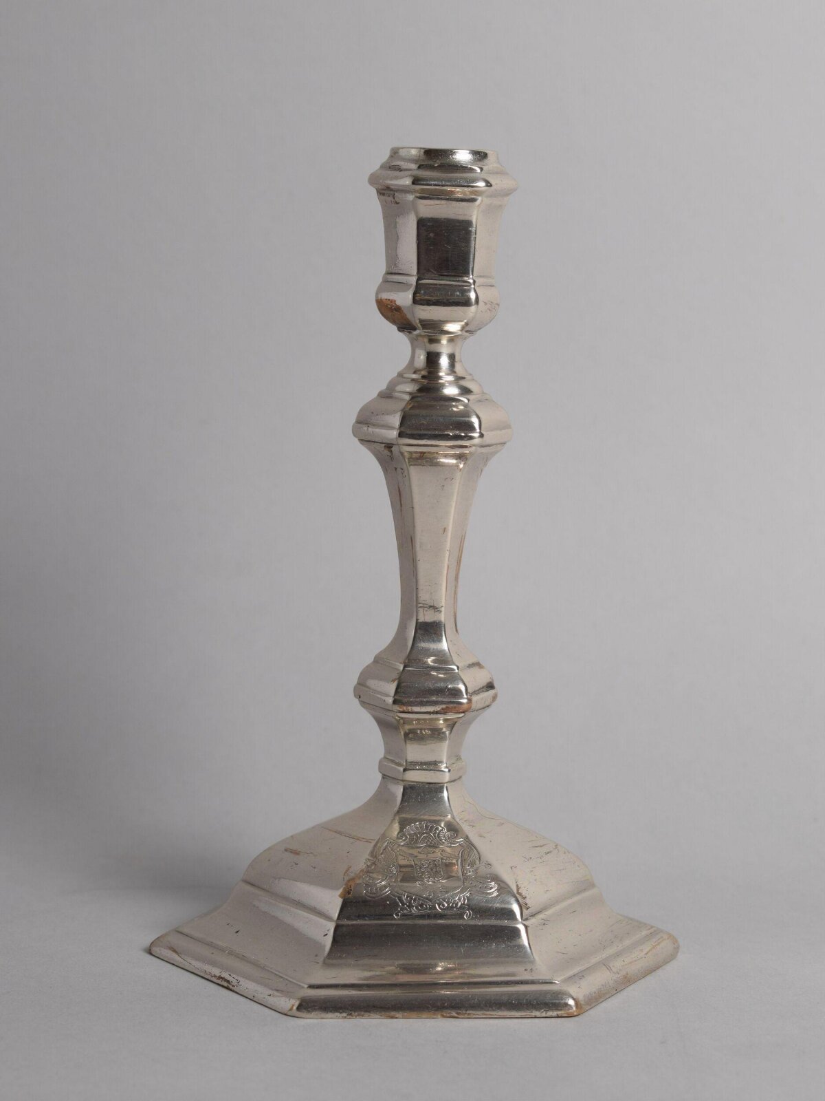 Antique Silver Candlestick