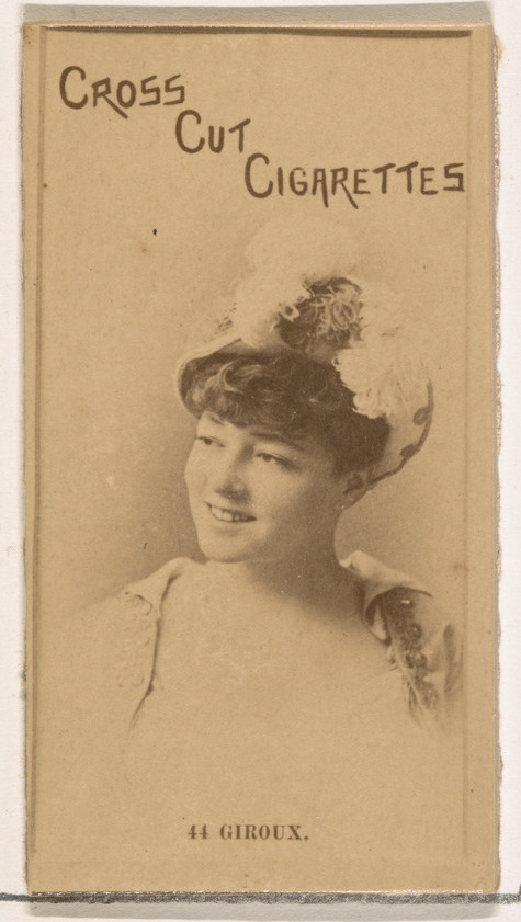 Vintage Cigarette Card of Actress Giroux