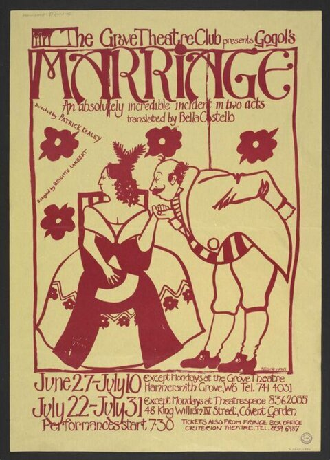 Gogol's Marriage Theater Poster