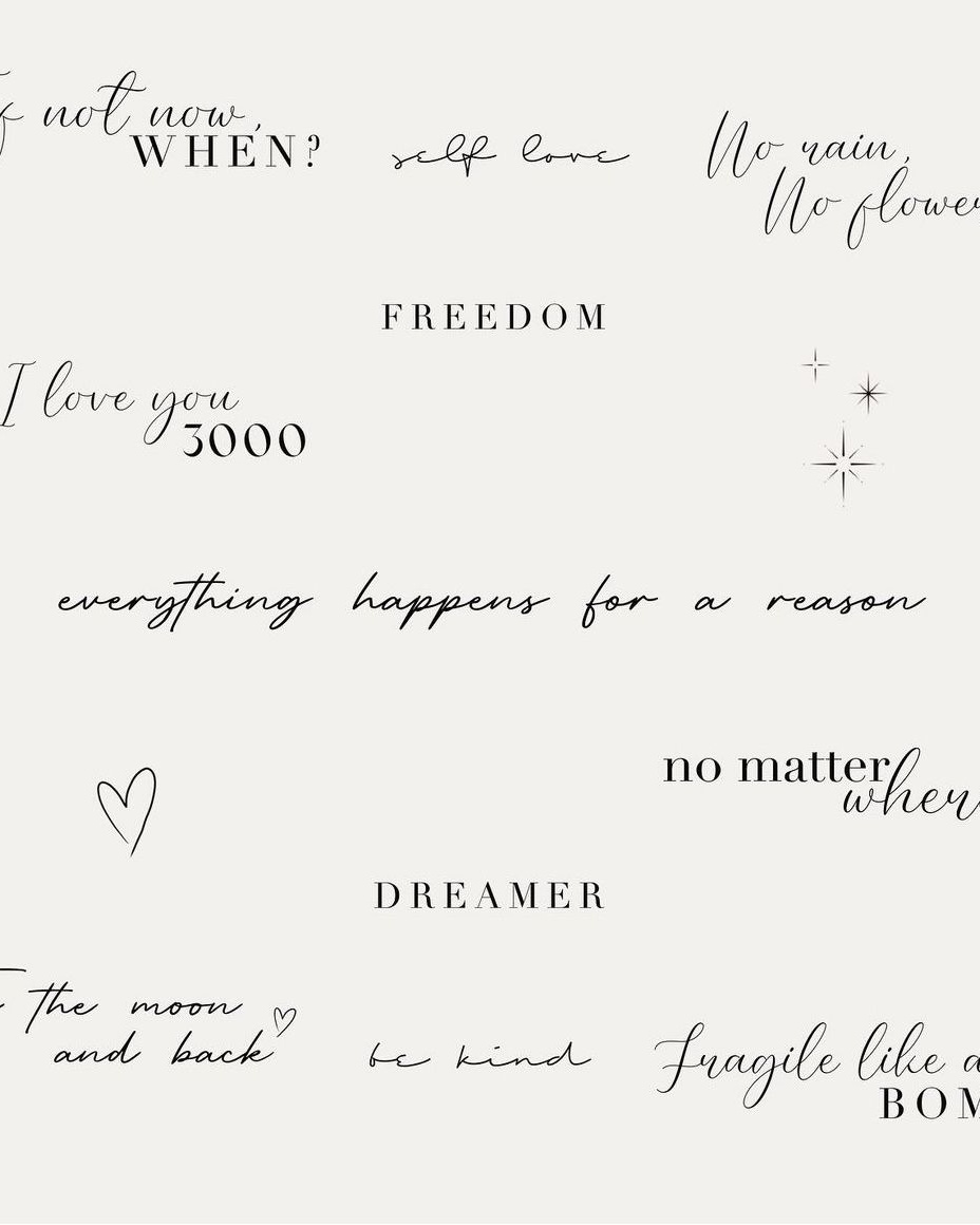 Inspirational Quote Text Collection