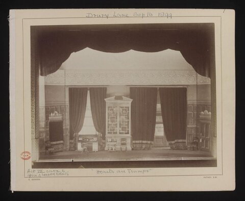1899 Drury Lane Theatre Stage Set