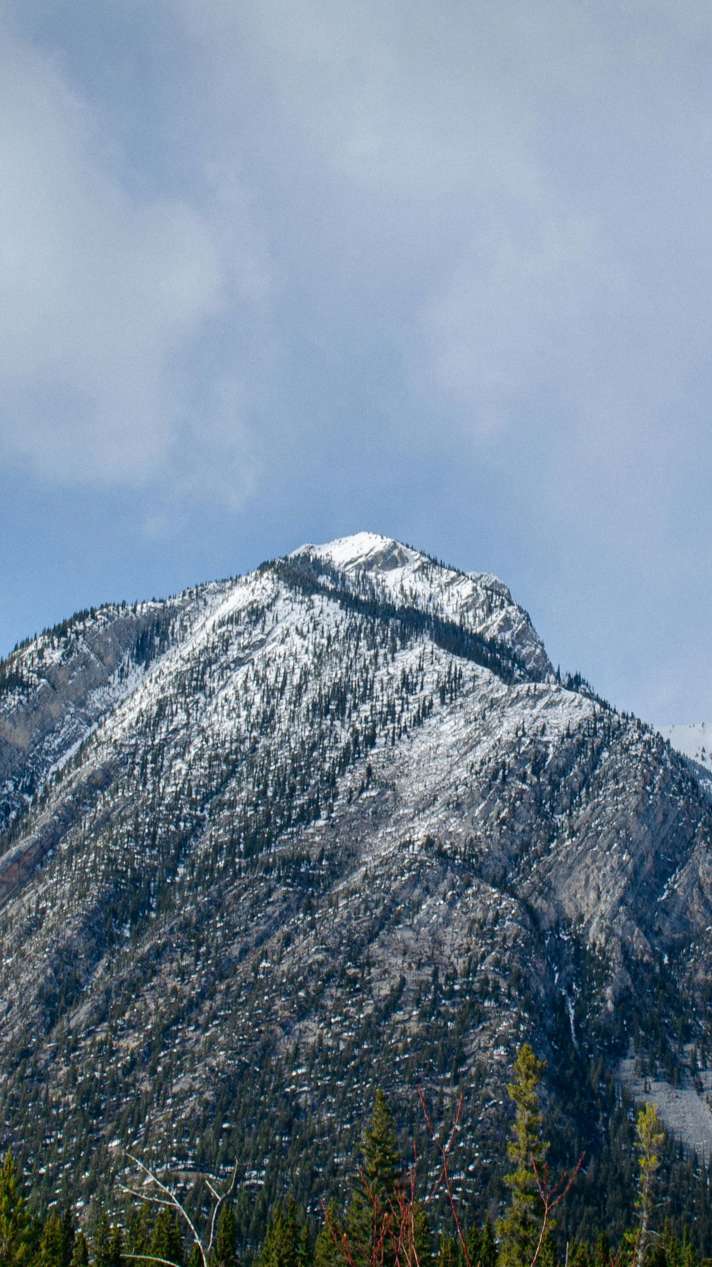 Snow-Capped Mountain Peak