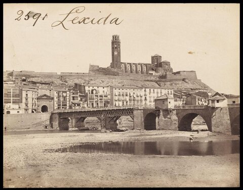 Vintage View of Lleida