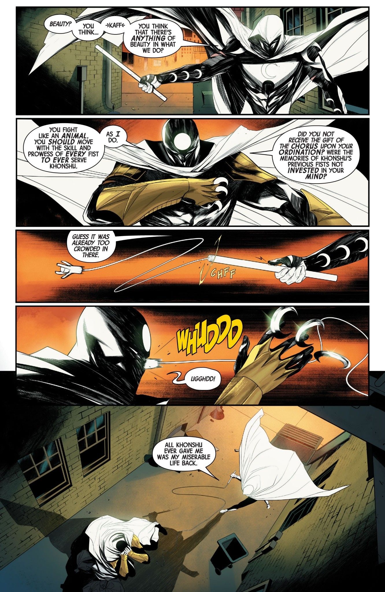 Moon Knight Comic Fight Scene