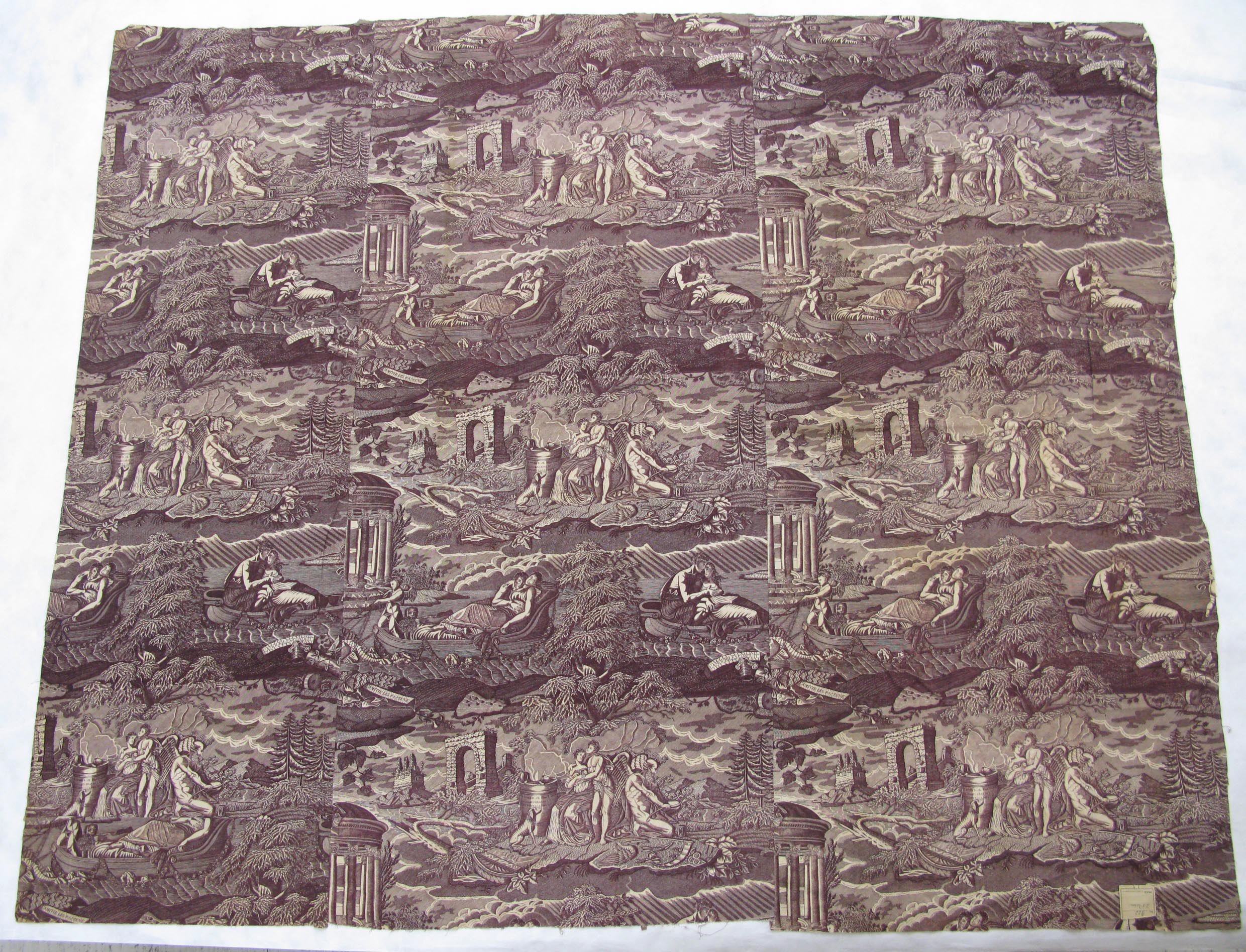 Antique Mythological Printed Textile