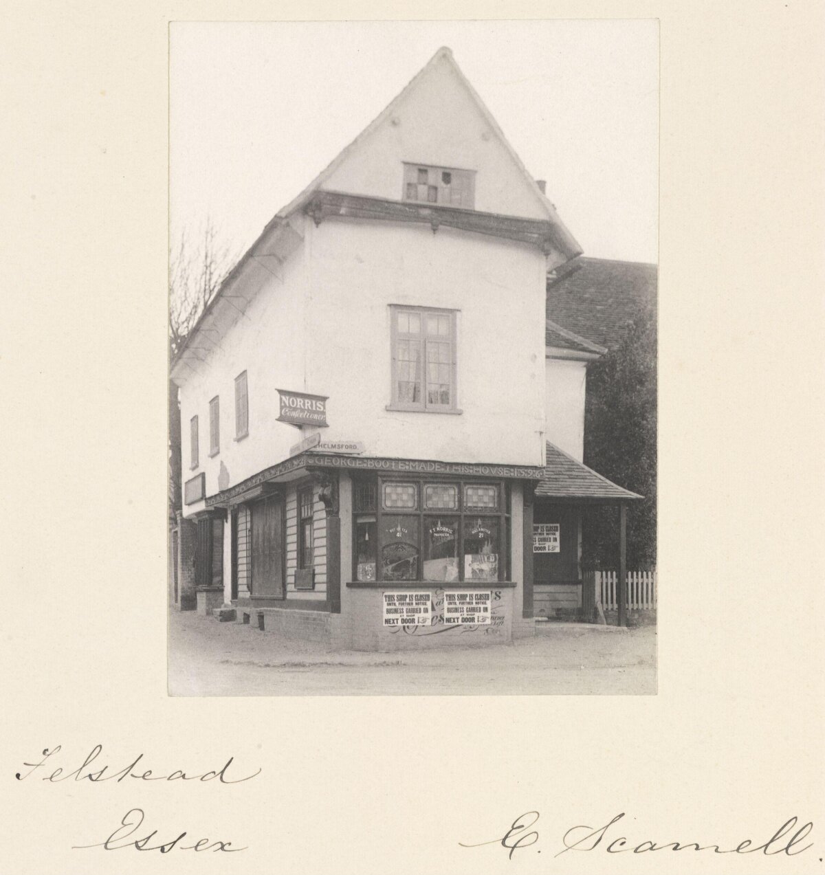 Old Corner Shop at Felstead Essex