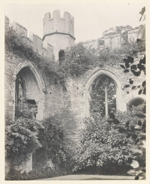 Overgrown Stone Castle Ruins