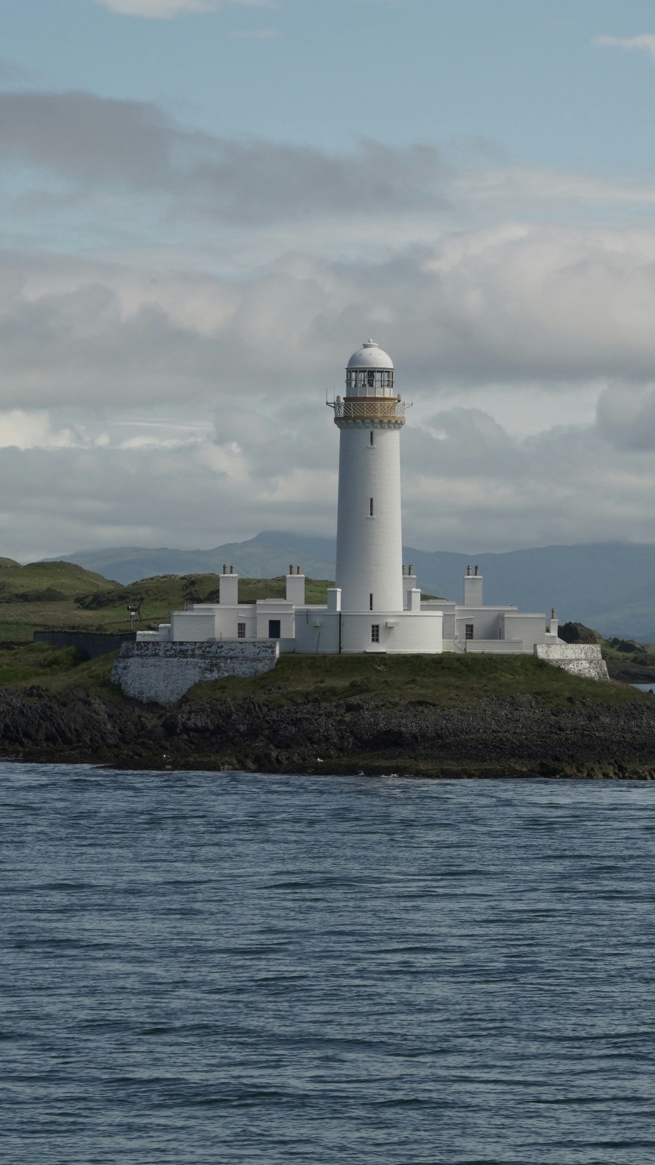 Lighthouse on Coastal Island