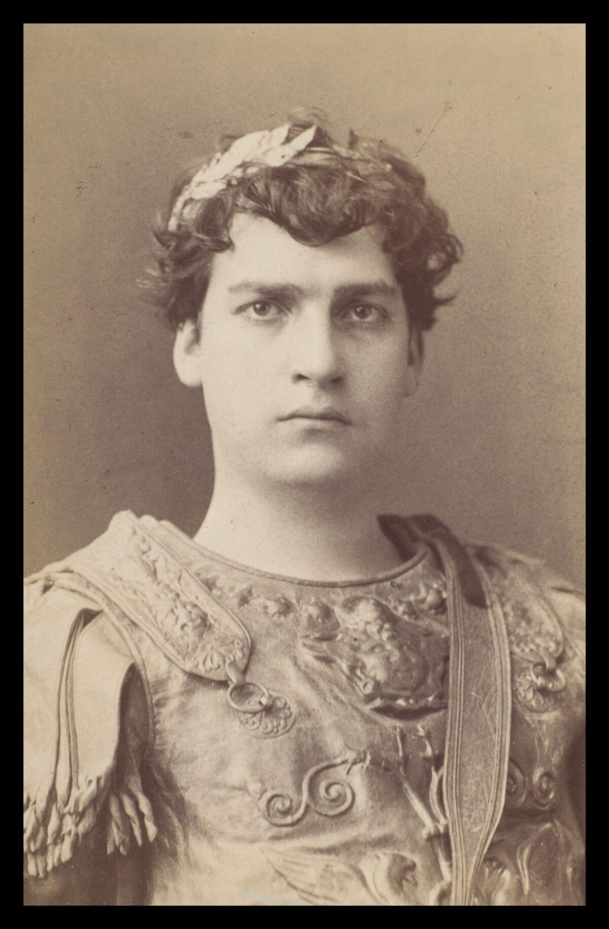 Vintage Portrait of Actor in Roman Costume