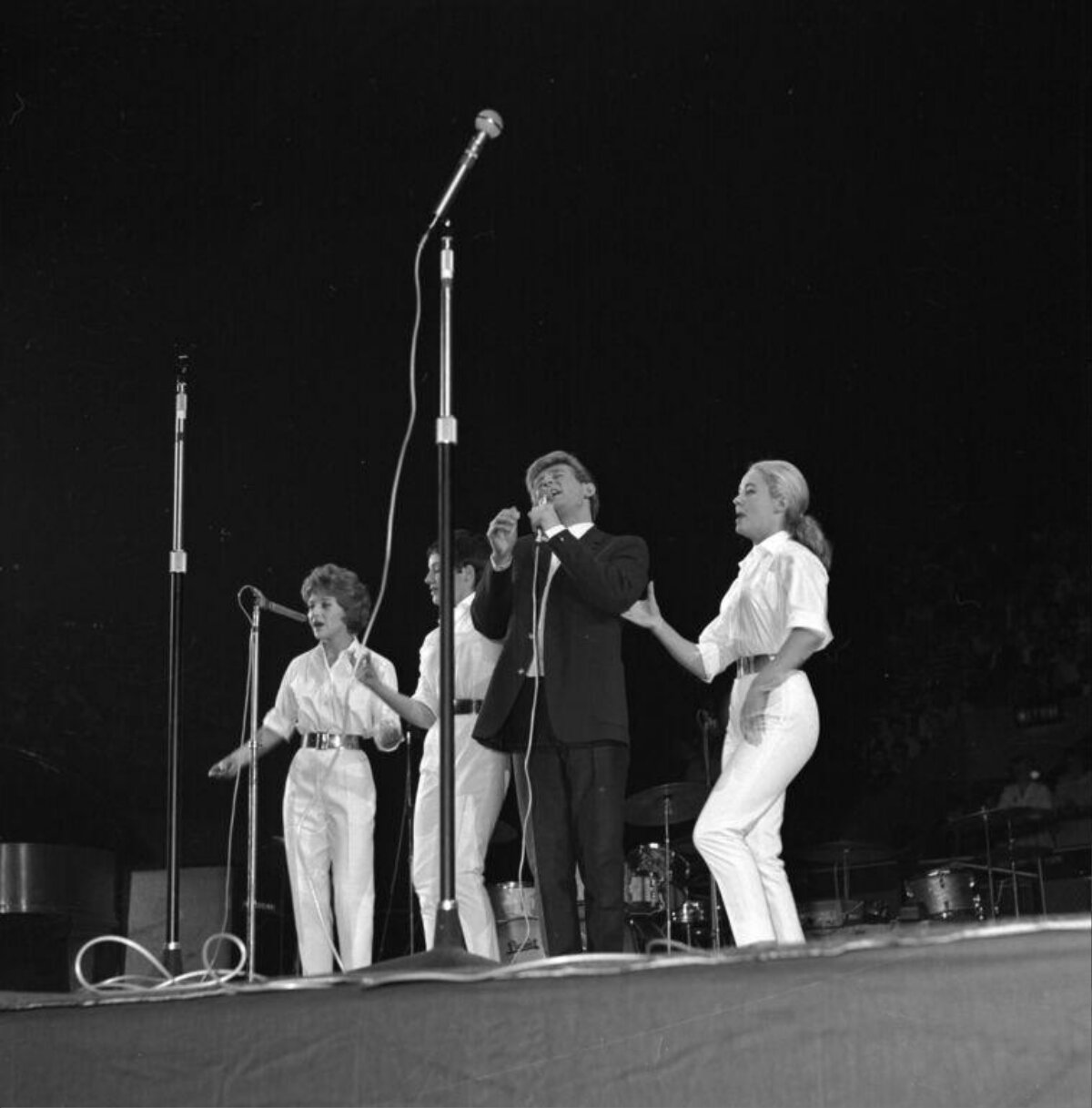 Vocal Group Performing on Stage