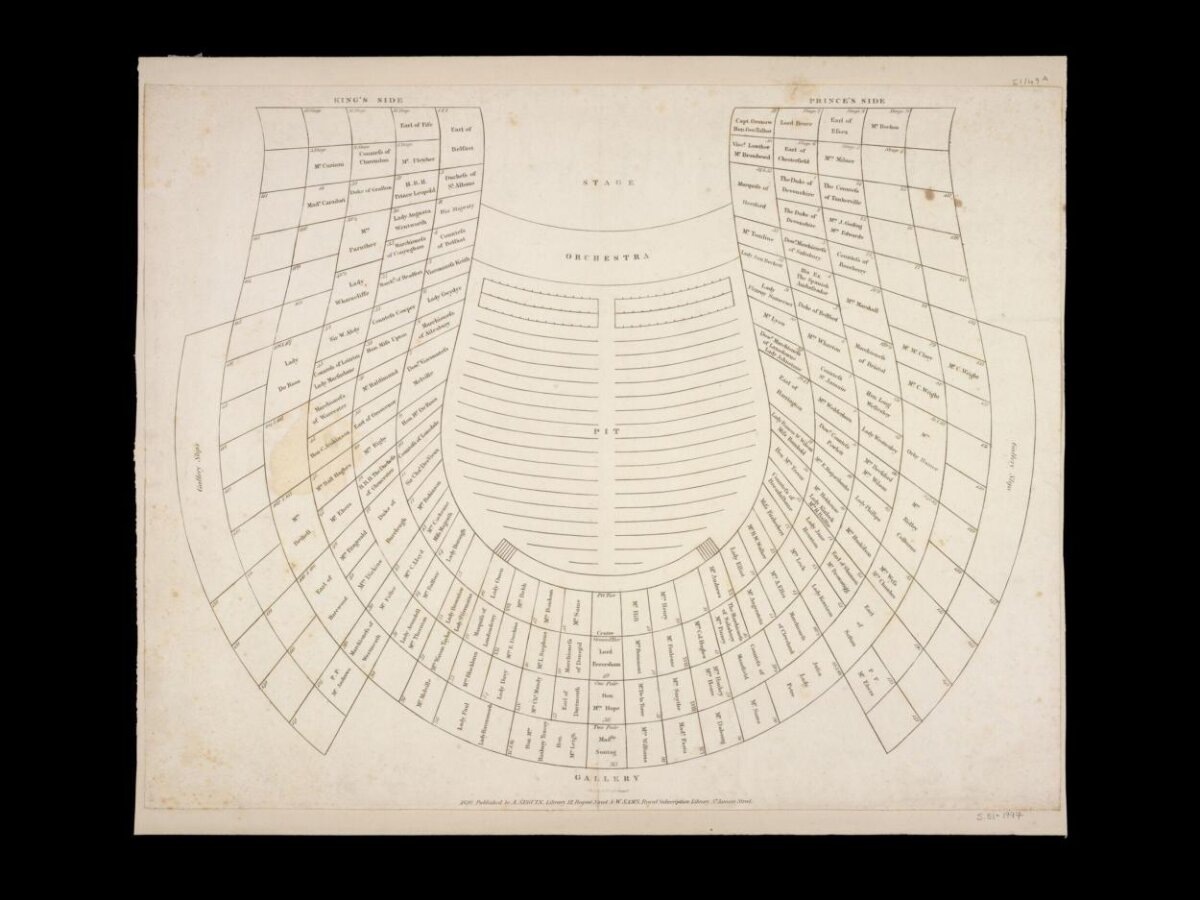Vintage Theatre Seating Plan