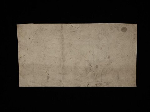 Old Paper with Faint Sketches