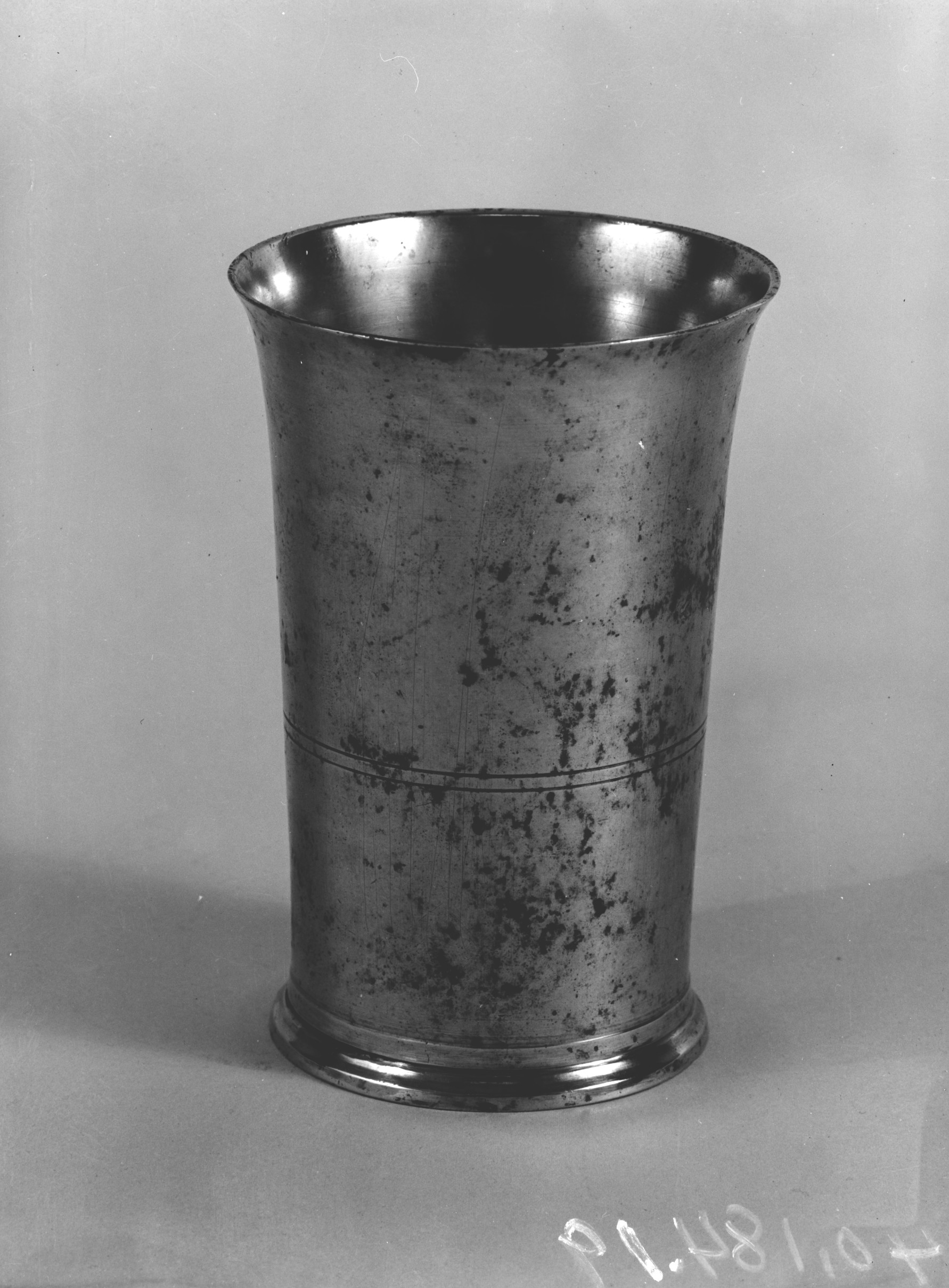 Antique Metal Beaker