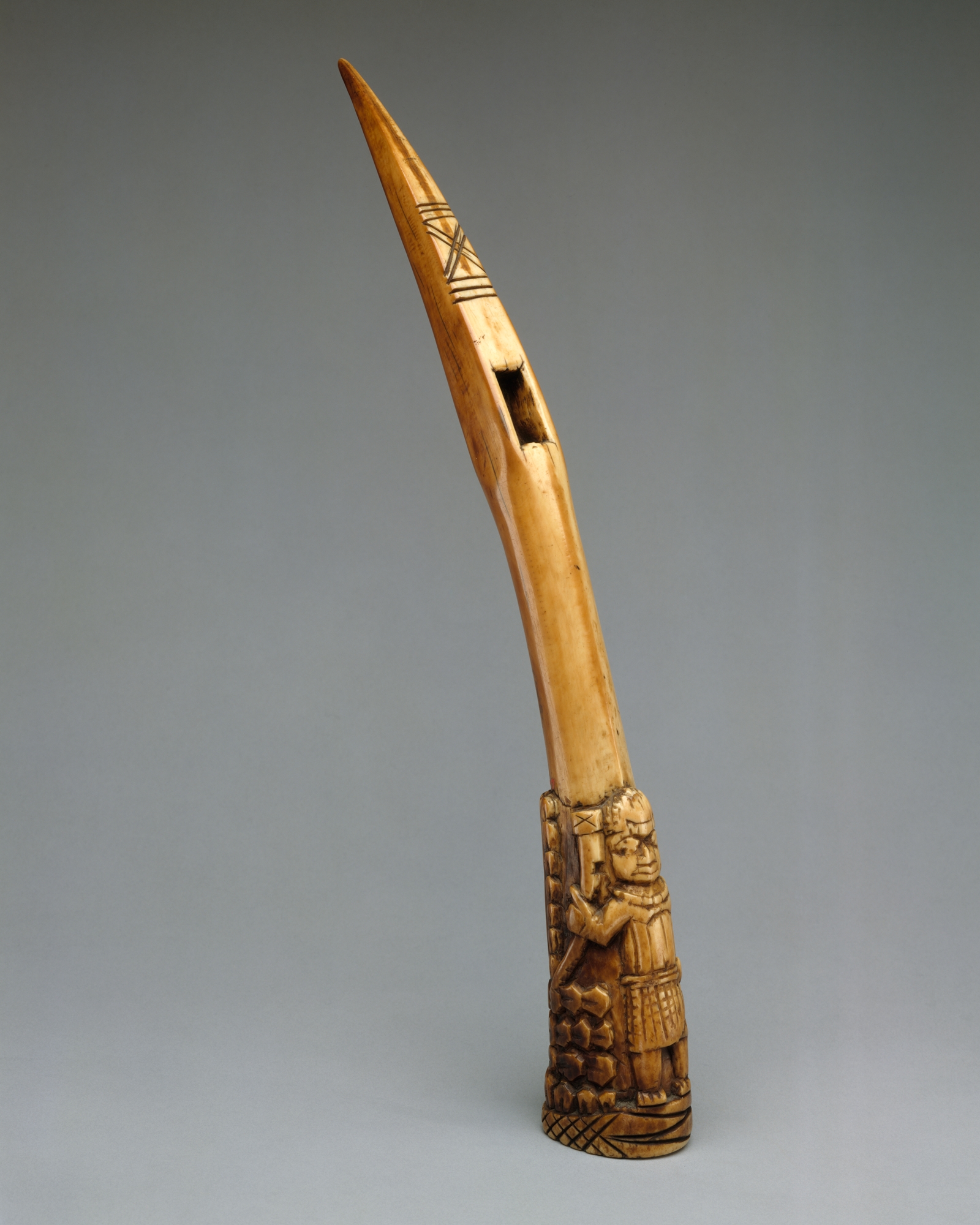 Carved Bone Historical Artifact