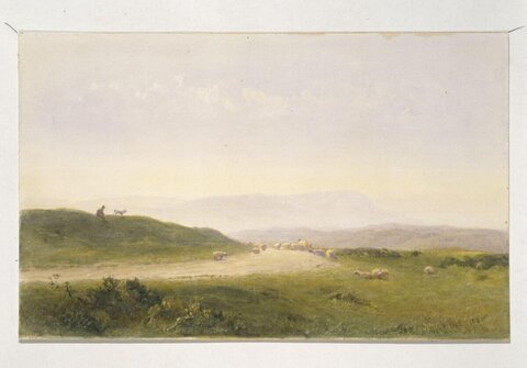 Pastoral Landscape with Grazing Sheep
