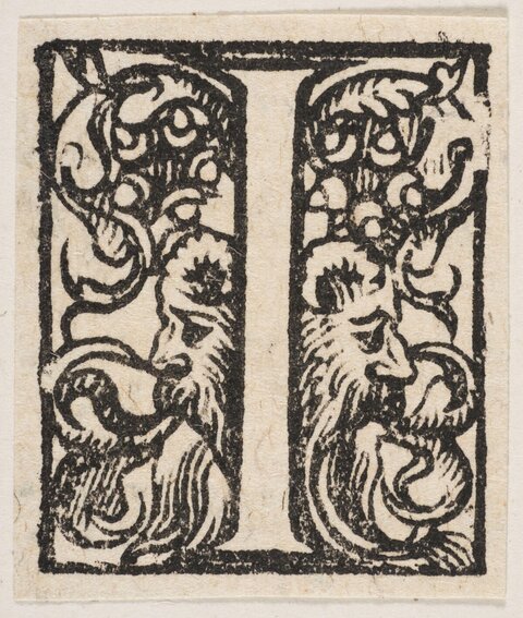 Woodcut Decorated Initial II