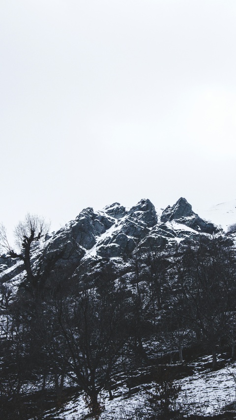 Snowy Rocky Mountain Peak